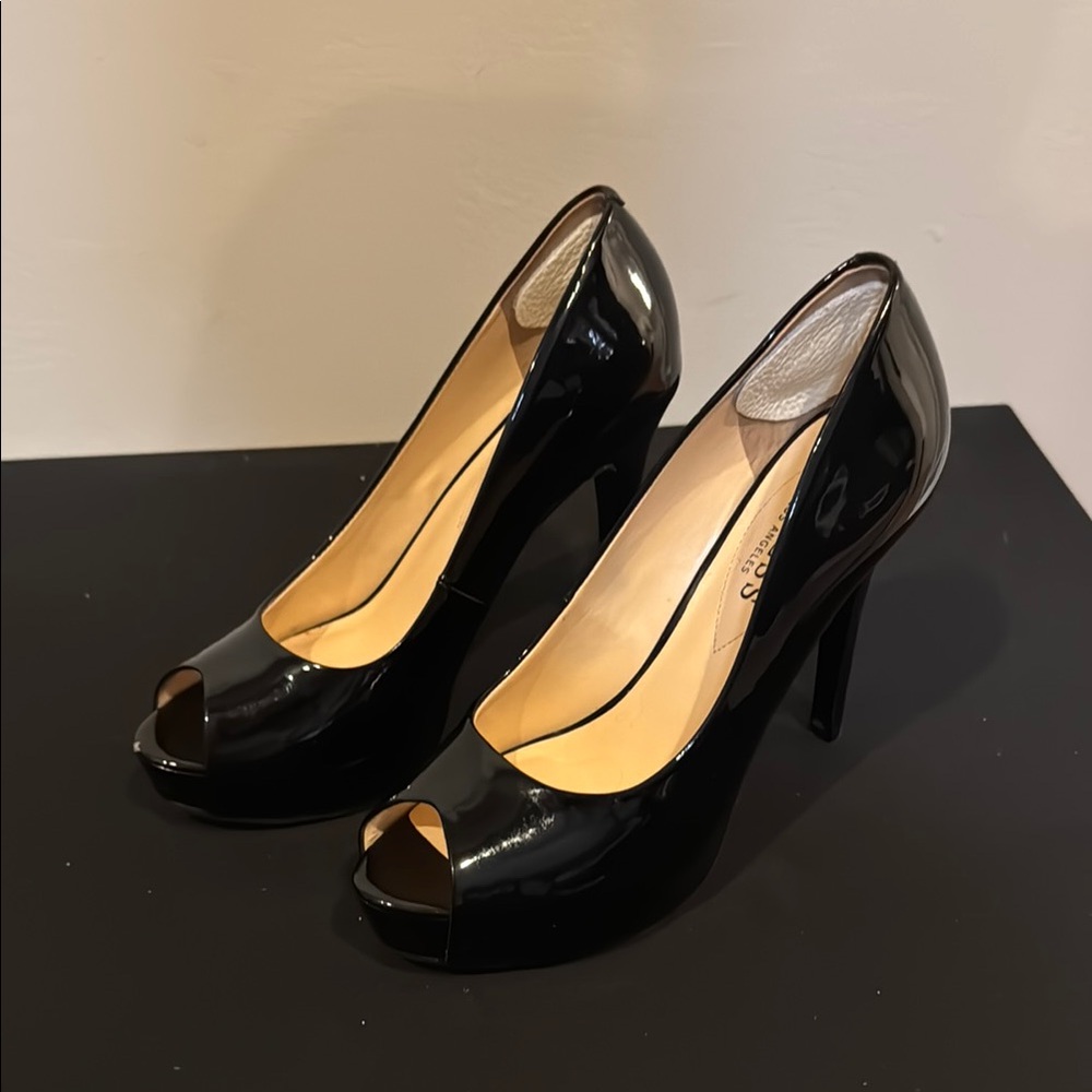Guess Black High Stiletto Heels, Size 8
